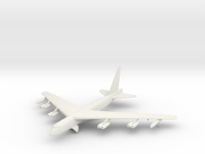 B-52D Stratofortress in White Natural Versatile Plastic: 6mm