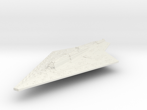 Assertor-class Star Dreadnought - 15cm (1:100000) in White Natural Versatile Plastic