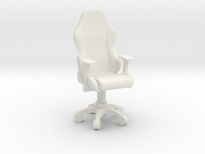 Gaming Chair Scale 1-12 in White Natural Versatile Plastic