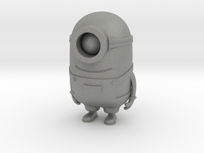 One eyed minion from "Despicable Me" in Gray PA12