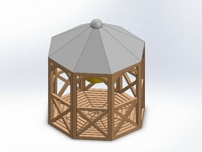 BELL TOWER in White Natural Versatile Plastic