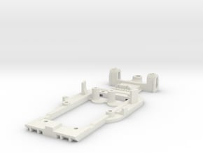 Chassis for Scalextric Honda FW11 (F1) in White Natural Versatile Plastic