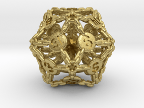 D20 Balanced - Chains in Natural Brass