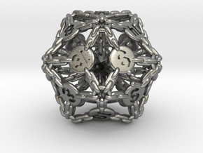 D20 Balanced - Chains in Natural Silver