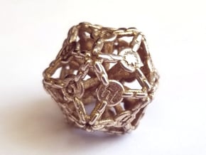 D20 Balanced - Chains in Polished Bronzed-Silver Steel