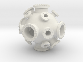 Mini vacuum chamber - Spherical. in White Natural Versatile Plastic