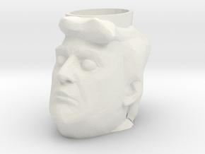 Donald Trump Cup in White Natural Versatile Plastic
