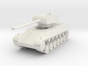 44M TAS (Long turret) 1/76 in White Natural Versatile Plastic