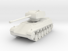44M TAS (Long turret) 1/72 in White Natural Versatile Plastic