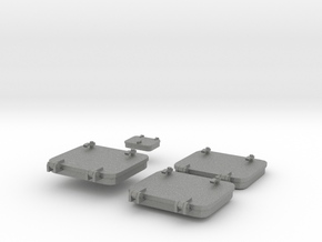 1/20 USN PT Boat 109 Deck Hatches SET x4 in Gray PA12