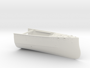 1/350 HMS Queen Mary Bow in White Natural Versatile Plastic