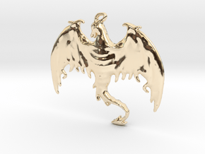 Dragon-Pendant in 14K Yellow Gold