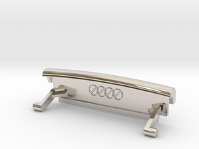 A3 Armrest Latch in Rhodium Plated Brass