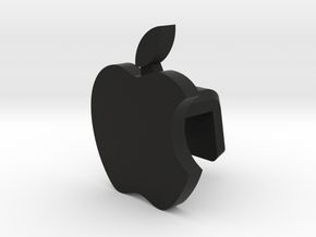 iMac M1 Camera Cover - Apple Logo in Black Premium Versatile Plastic
