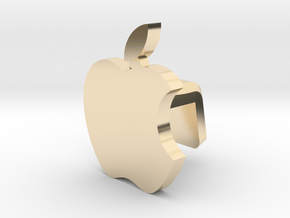 iMac M1/M3 Camera Cover - Apple Logo in 14k Gold Plated Brass