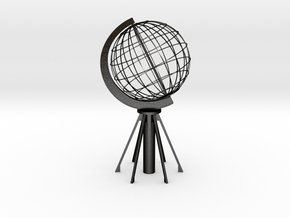 Northcape Globe in Matte Black Steel