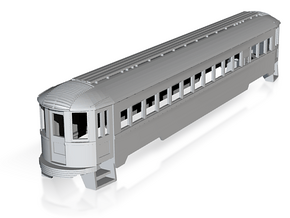 o-160fs-chicago-silverliner-700-steel-interurban in Tan Fine Detail Plastic