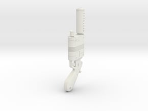 Rey's Blaster in White Natural Versatile Plastic