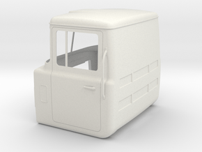 Mack-shell4 Shh-closed-doors-no-rear-window in White Natural Versatile Plastic