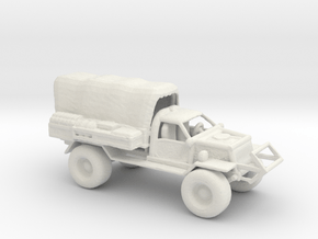 Barter Town Trader truck in White Natural Versatile Plastic