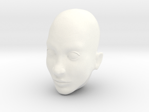 Mego Generic Female Head Sculpt #1 in White Processed Versatile Plastic