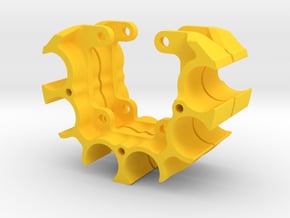 Weight hanger capra portal DLUX tungsten slugs in Yellow Processed Versatile Plastic