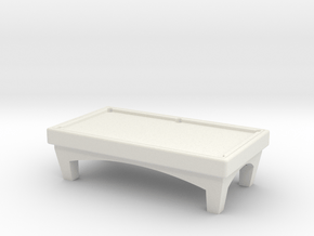 1:50 pool table in White Natural Versatile Plastic