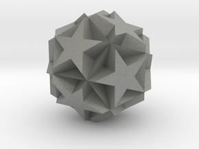 05. Truncated Great Icosahedron - 1 Inch in Gray PA12