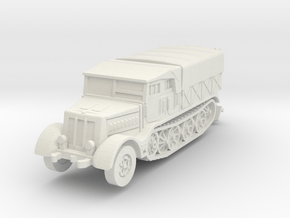 Sdkfz 9 Spade (covered) 1/76 in White Natural Versatile Plastic