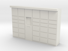 Parcel Locker 1/48 in White Natural Versatile Plastic