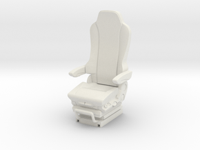 GRAMMER Truck seat  1/16 scale for model truck in White Natural Versatile Plastic