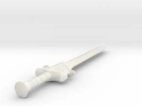 Revelations Power Sword (redesign) MotuC in White Natural Versatile Plastic