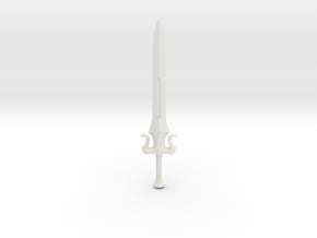 Revelations Power Sword (redesign) Origins/Vintage in White Natural Versatile Plastic