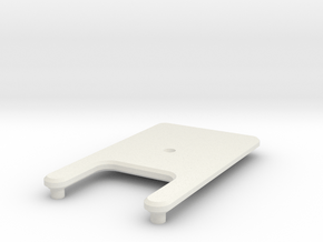 CBG-CaseTop-1.0 in White Natural Versatile Plastic