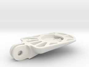 Wahoo Elemnt Bolt V2 BMC/Blendr Mount - Short in White Natural Versatile Plastic