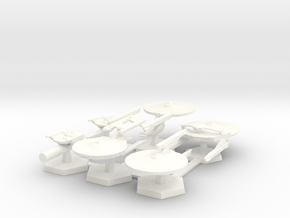 Star Trek TMP Fleet 1:7000 in White Processed Versatile Plastic