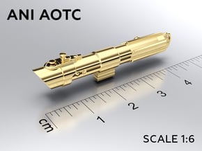 ANI AOTC keychain in Natural Brass: Medium