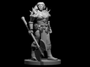 Orc Female Warrior in Smooth Fine Detail Plastic