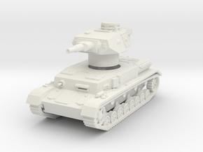 panzer IV F1 scale 1/100 in White Natural Versatile Plastic