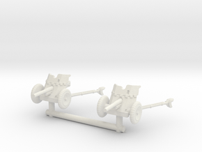 3.7  cm Pak 36 (deployed) (x2) 1/100 in White Natural Versatile Plastic