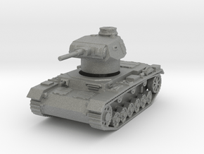 panzer III F scale 1/100 in Gray PA12