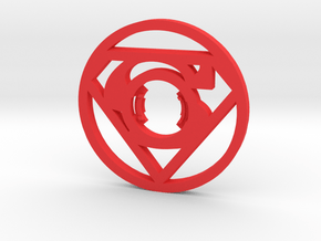 Beyblade Superman | Custom Attack Ring in Red Processed Versatile Plastic