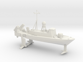 1/400 Scale USS PHM Hydrofoil in White Natural Versatile Plastic
