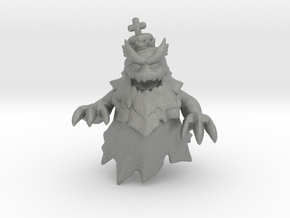 Ghost King 50mm miniature model fantasy games rpg in Gray PA12