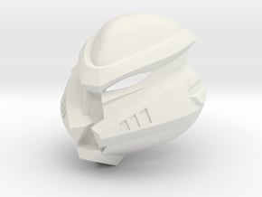 Kanohi Kaketo - Mask of Elemental Energy in White Natural Versatile Plastic