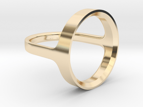 Loop in 14k Gold Plated Brass: 8.5 / 58