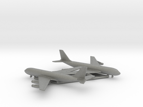 Boeing 707 in Gray PA12: 1:700