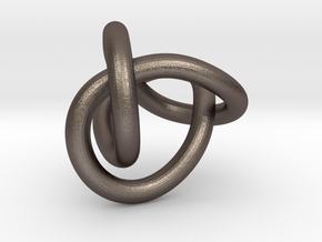 Figure 8 Knot in Polished Bronzed Silver Steel
