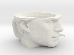 Clint Eastwood Cup in White Natural Versatile Plastic