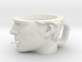 Clint Eastwood Cup XL in White Natural Versatile Plastic
